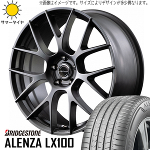 新品 アルファード ヴェルファイア 40系 225/60R18 BS ALENZA LX100 レフィナーダ 18インチ 7.0J +40 5/120 サマータイヤ ホイール 4本SET