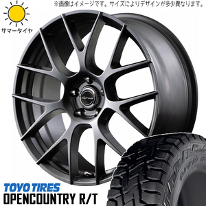 新品 アルファード ヴェルファイア 40系 225/60R18 OPENCOUNTRY R/T レフィナーダ 18インチ 7.0J +40 5/120 サマータイヤ ホイール 4本SET