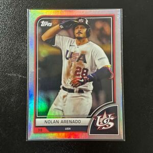 2023 Topps World Baseball Classic WBC Base ベースカード Nolan Arenado Cardinals ノーラン・アレナド