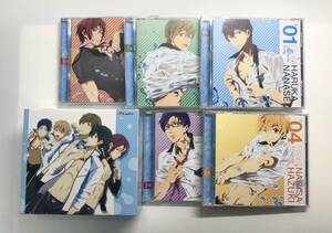 『Free!』キャラクターソング 01～05 セット 　アニメCD 　発売日2013年9月4日　　K-CD123