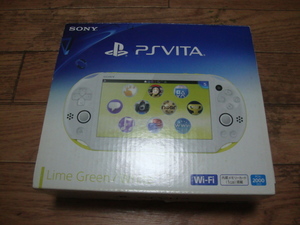 ★ PlayStation Vita Wi-Fiモデル ライムグリーン/ホワイト PCH-2000ZA13 外箱のみ PS Vita 空き箱 SONY ★