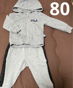 babydoll ボトムス　ズボン　80 FILA パーカー　アウター パンツ　ジップパーカー