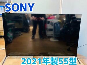 【1円スタート！動作確認済み！】初期化済み リモコン付 SONY ソニー BRAVIA ブラビア XRJ-55X90J 55V型 4k液晶テレビ TV 2021年製/T3290-C