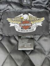 美品　HARLEY DAVIDSON ハーレーダビッドソン ライディングジャケット US Sサイズ　日本 Mサイズ　ナイロン製　バイクジャケット　　_画像4