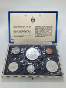 1円～ カナダ DOLLAR 1867-1967 エリザベス 銀貨 硬貨 通貨 セット 箱付 T235