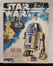 STAR WARS R2-D2 アールツー・ディーツー mpc Revell TAKARA レベル タカラ 1/8 未組立品 絶版当時物 スターウォーズ 内袋開封外れパーツ有_画像1