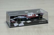 新品未展示 1/43 MINICHAMPS ミニチャンプス アルファロメオ レーシング C41 #99 A.ジョヴィナッツィ 2021 F1 バーレーンGP 360台限定_画像2