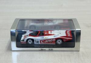 新品未展示 1/43 Spark スパーク Canon キャノン Porsche ポルシェ956 1983 ルマン24時間 8位入賞 14 J.Lammers／J.Palmer／R.Lloyd KBS004