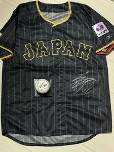 WBC大谷翔平選手/直筆サイン・ユニホーム・ボール、計2種類 侍ジャパン　JAPAN ドジャース ビジター