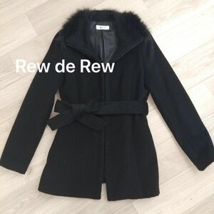 Rew de Rew フォックスファー アンゴラ ショートコート