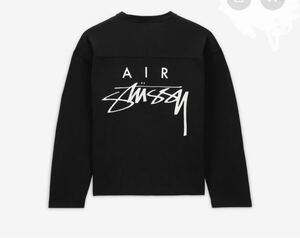 完売品☆NIKE x Stussy ロングスリーブトップ ブラック XLサイズ タグ付未開封新品 送込☆ナイキ ステューシー ロンT 黒