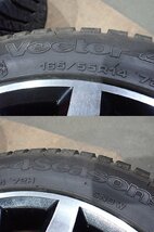 22年製 オールシーズン 4本 溝有 165/55R14 グッドイヤー 4seasons スズキ 純正ホイール 14×4.5J +50 100 53.5mm 4H 8分山程 スタッドレス_画像5