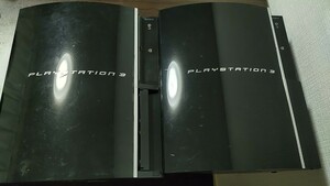 SONY PlayStation3 初期型 CECHA00 2台セット 難ありps3 ps2 ps1 ブラック 60GB SONY