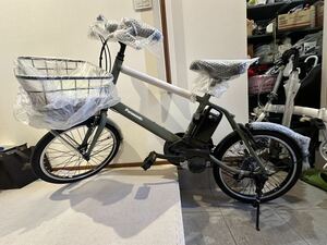 【新品・未使用】Panasonic 【eバイク】電動アシスト自転車 ベロスター・ミニ Velo-Star マットオリーブ BE-ELVS074 [20インチ /7段変速]