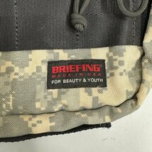 ●○[5]　BRIEFING FOR BEAUTY & YOUTH ブリーフィング ボディバッグ ウエストバッグ ショルダーバッグ 中古品 6/011505s○●_画像6