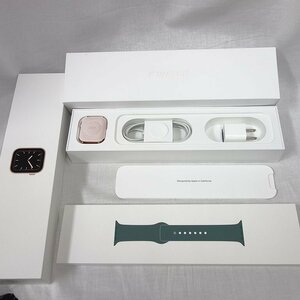 美品 Apple Watch Series 5 ゴールド 40mm アルミ GPS MWRY2J/A インボイス対応可 送料無料 【k1017-120-0110返再】清T