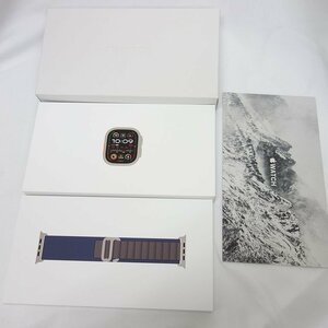未開封 *Apple保証24年10月* Apple watch Ultra 2 49mm チタニウム Blue Alpine Loop S MREK3J/A インボイス可 【本0121-950-0122本】清T