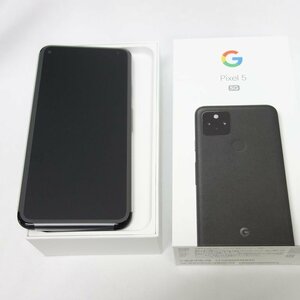 未使用 新品 SIMロック解除済み Google Pixel 5 5G G5NZ6 Just Black au 一括購入品 送料無料 インボイス可 【a0119-260-0123】清T