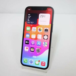 美品 **60日保証** SIMフリー iPhone 12 mini 64GB ブラック au 利用制限保証2年 送料無料 インボイス対応可 【本0128-250-0130本】兼P