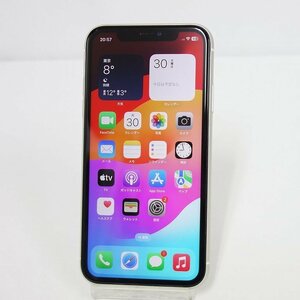 60日保証 SIMフリー iPhone 11 128GB ホワイト Appleストア購入品 バッテリー新品交換 送料無料 インボイス可 【専0115-234-0131東】清P