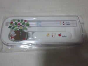 #[ Familia ]#[ chopsticks & spoon set ]#[ in the case ]#[ unused unopened ]#[ made in Japan ]#[ postage 230 jpy ]#