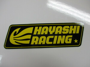 ［3909］HAYASHI RACING/ハヤシレーシング ステッカー 角型 (小)