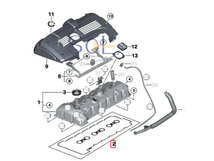 シリンダーヘッドカバーガスケット BMW E87 E90 E91 E60 E61 130i 323i 325i 525i 530i 出荷締切18時 11127581215 11127526040 11127529351_画像4