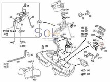 BOSCH フューエルレベルセンサー W203 ベンツ C180 C200 C230 C240 C320 C32 2034702941 燃料レベルセンサー ガソリンレベルセンサー_画像8