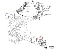 ボルボ C30 S40 V40 V50 S60 タイミングベルト アイドラプーリー ウォーターポンプ ベルトテンショナー等 6点セット 出荷締切18時_画像3