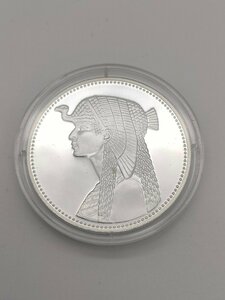 銀貨 銀コイン エジプト 1993年 古代エジプト女王 クレオパトラ 5 ポンド 銀貨 プルーフ直径約39mm シルバー プトレマイオス朝　J121-6