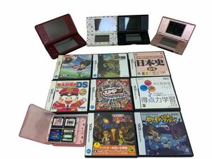 Nintendo ニンテンドーDS Lite DSLL 本体 ゲームソフト ポケモン JUMP 桃鉄 サッカーなど まとめ