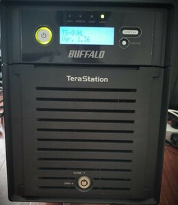 【中古】BUFFALO TeraStation/テラステーション TS-QVHL/R6 起動ディスク付、LED表示有、鍵電源ケーブルオプション30
