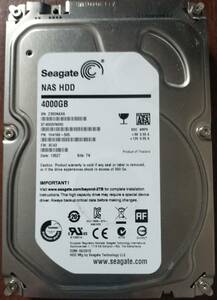 【中古】Seagate 4GB HDD ST4000VN000 5900rpm