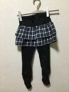 子供服☆サイズ120☆スカート&スパッツ一体型