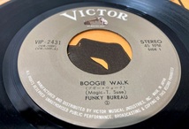 FUNKY BUREAU(ファンキー・ビューロー) - BOOGIE WALK (ブギー・ウォーク)【EP/日本盤/試聴検品済】Funk/Soul/Disco/7inch_画像4