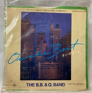 The Brooklyn, Bronx & Queens Band On The Beat【EP/日本盤/試聴検品済】(ザ・B.B.Q.バンド/オン・ザ・ビート)Funk/Soul/Boogie/7inch