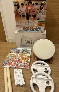 Wii 本体 太鼓の達人 ファミリートレーナー 付属多数