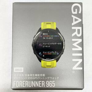 【新品・未使用】GARMIN ガーミン Forerunner 965 イエロー 黄色 腕時計 ランニングウォッチ 電子決済/音楽再生/マルチバンド対応GPS