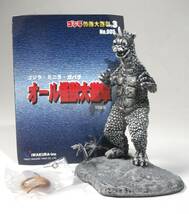 絶版品 凶悪怪獣 ガバラ モノクロ版 ゴジラ特撮大百科 ver.3 オーナメント イワクラ フィギュア 「 オール怪獣大進撃 」1969年 より ゴジラ_画像1