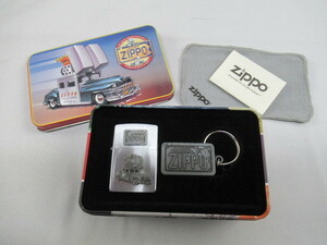 ★同梱不可【S送900円】　764　ZIPPO　ジッポ　ZIPPO CAR BRADFORD PA　リミテッドエディション 1998年　オイルライター　キーホルダー付き