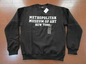【新品・限定品】The Metropolitan Museum of Art US-M 黒 トレーナー スウェット グレー メトロポリタン美術館 Champion チャンピオン Met