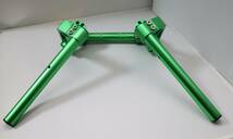 可変・角度調整 汎用 緑 CNC アルミ ロボットハンドル ロボハン セパハン KSR-2 KSR80 KS-2 AR80 KX60 KX80 Z125 KX100 KX125 _画像1