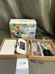 Wii　U　マリオカート　8　セット　箱　説明書　あり　ジャンク　中古　現状　管理番号172