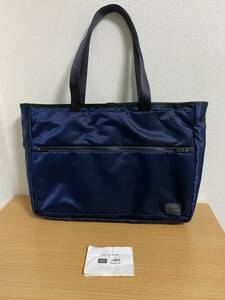 定価29,700円●新品同様●ポーター 吉田カバン PORTER EVO TOTE BAG トートバッグ 品番：534-05273 ネイビー