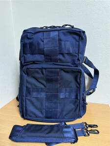 百名品●定価82500円●新品同様●ブリーフィング BRIEFING×BEAMS PLUS 別注 “3WAY BAG” リュックサック アメリカ製 ネイビー