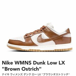 ナイキ　ウィメンズ　ダンク　ロー　LX オーストリッチブラウン　 WMNS 新品未使用