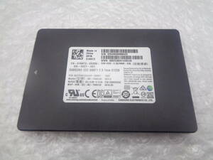 1円～ SAMSUNG MZ-7KN512D 2.5インチ 512GB SSD SATA 中古動作品(S265)