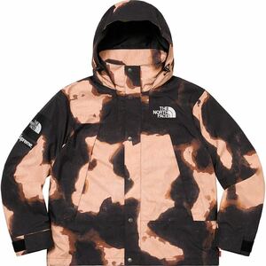 国内正規品 Supreme The North Face Bleached Denim Print Mountain Jacket parka BLACK 21AW ノース デニム マウンテン ジャケット 23AW