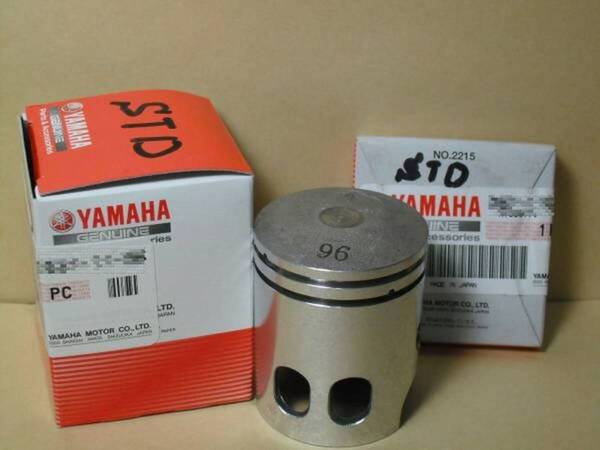 ヤマハ純正 72cc 新品,STD ノーマル ピストンset,ミニトレ,GT80,チャッピ-80,ポッケ,GR80,フォーゲル,TY80,ボビー80,YZ80初期,ジッピー80,