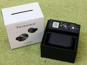 171-B09) 中古品 美品 Technics EAH-AZ80 ブラック パナソニック 完全ワイヤレスイヤホン 動作OK